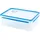 Emsa Clip & Close rechteckig transparent/blau 11,1 cm 5,4 l