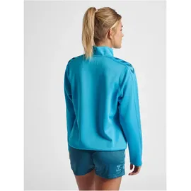 hummel Core XK 1/2-Zip Sweatshirt Damen blue danube XXL