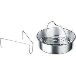 Vitavit Schnellkochtopf-Einsatz 22 cm perforiert mit Dreifuß
