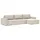 Innovation Living Eckcouch Polyester 2-Sitzer Weiß