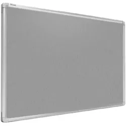 ALLboards Filztafel Grau 200x100cm, Alurahmen