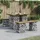 deluke Gartenbank Gabionen TELLE 100 x 70 x 72 cm