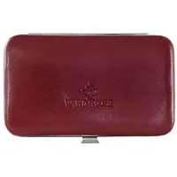 Windrose Merino Schmuckkasten 11 cm rot
