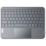 Inateck Tablet Tastatur mit Touchpad, Ultraleichte Tastatur Kabellose QWERTZ Deutsch mit Trackpad, kompatibel mit iPad/Tablet/Windows/Laptop/PC, KB01105