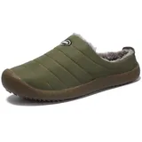 I Herren Winter Schuhe Warm Baumwolle Dick Sohle Hausschuhe Innen Außen