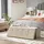 Songmics Sitzbank Truhenbank Beige 110 x 38 x 38 cm