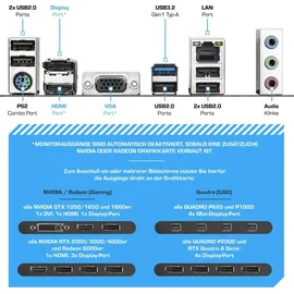 Kiebel Pro PC 14 Intel Core i5 14400 4,6 GHz 32 GB RAM 1 TB SSD Windows 11 Pro