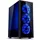 Inter-Tech CXC2 Midi Tower ATX Gaming Gehäuse Seitenfenster, blaue LED