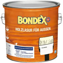 Bondex Holzlasur für Aussen 2,5 l kalkweiss