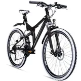 bergsteiger Mountainbike Phoenix 26 Zoll, geeignet ab 160 cm, Damen, Herren, 21 Gang Shimano Tourney RD-TY300 Schaltwerk, Kettenschaltung, Scheibenbremse, V-Brake