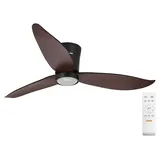 Osram FOHN 116,8 cm Deckenventilator Schwarz/Braun