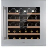 Klarstein Vinsider 36 Built-In Uno Einbau-Weinkühlschrank 36 Flaschen 92 Ltr Edelstahl Edelstahl