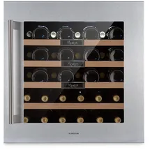 Klarstein Vinsider 36 Built-In Uno Einbau-Weinkühlschrank 36 Flaschen 92 Ltr Edelstahl Edelstahl