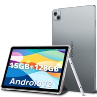 DOOGEE T10 Tablet 10 Zoll Android 12,15 GB RAM+128GB ROM 8300mAh Akku Octa-Core Tablet Pc mit 13MP Kamera 1920 * 1200 FHD+ Bildschirm, 4G LTE & 5G WiFi,Widevine L1-Unterstützung(Grau)