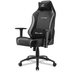 Sharkoon Skiller SGS20 Gaming Stuhl, Kunstleder, grau