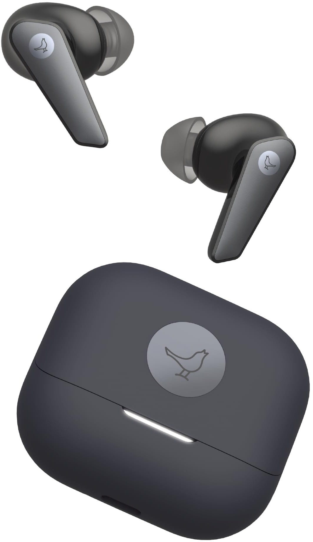 Libratone AIR+ 3 True Wireless In-Ear Kopfhörer mit aktiver Geräuschunterdrückung (Hi-Fi Sound, 24h Akku, ANC, Noise Cancelling, IP54, Bluetooth 5.2) (schwarz)