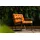 KAWOLA Sessel ARLY Velvet 70 x 80 x 80 cm Cognac