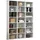 VCM Megosa M Bücherregal 40 x 30 x 180 cm Weiß