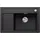 Blanco Zenar XL 6 S rechts Einbau von Oben granit schwarz Handbetätigung 780 x 510 mm