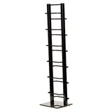 DESIGN DELIGHTS DESIGN CD STÄNDER TOWER schwarz, 92 cm, Metall | für 85 CDs
