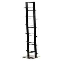DESIGN DELIGHTS DESIGN CD STÄNDER TOWER schwarz, 92 cm, Metall | für 85 CDs