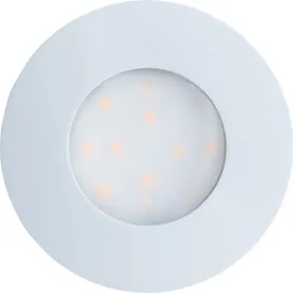 EGLO LED Einbauleuchte Kunststoff/Metall Ø7,8 cm 6W 3000K Warmweiß IP44