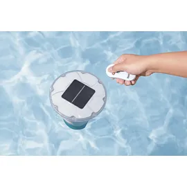 BESTWAY Dosierschwimmer SolarGlow mit LED-Licht Ø 18 x 21,5 cm