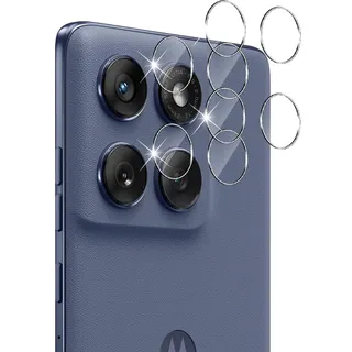 GEEMEE für 2 Stück Motorola Moto Edge 60 Fusion/60 Pro/Edge 60 Kameraschutz für Panzerglas Schutzfolie, 9H Härte HD-Klare Anti- Kratzer Kamera Displayschutz, Blasenfrei Folie Gehärtetes Glas Folie