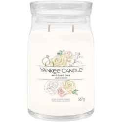 YANKEE CANDLE Große Signature Kerze WEDDING DAY 567 g Duftkerze