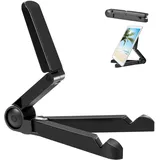 Universeller Tablet-ständer (schwarz) – Verstellbarer Und Faltbarer Ständer, Kompatibel Mit Geräten Von 4 Bis 13 Zoll, Einschließlich Mobiltelefonen, Ipads Und Anderen Tablet-pcs
