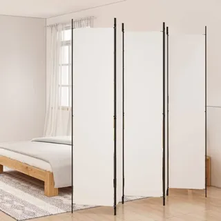 HOMIUSE 250x220 cm Raumteiler Paravent Trennwand Balkon Sichtschutz Raumteiler Innen Paravan Room Divider Paravent Outdoor Garten ZubehöR Terrassen-SichtschutzWeiß
