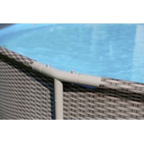 Summer Waves Active Frame Pool rund 457 x 106 cm braun