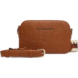 Valentino Pansy Umhängetasche Kunstleder Brown