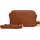 Valentino Pansy Umhängetasche Kunstleder Brown