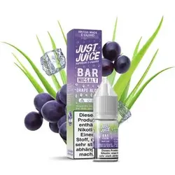 Just Juice Bar Grape Aloe NicSalt Liquid 10ml / 20mg