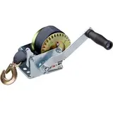 DEMA Seilwinde Handseilwinde Winde mit Kurbel + Gurt 6 m 360 kg 3,1:1