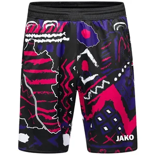 Jako Manchester 2.0 Malle Shorts 656 - weiß/pink/lila/schwarz L