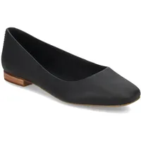 TOMS Damen Briella Ballerinas, Schwarzes Leder, 40 EU