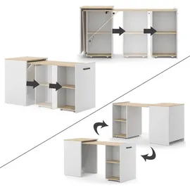 Vicco Schreibtisch Adam 60 x 150,2 cm
