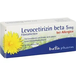 Levocetirizin Beta 5mg Filmtabletten 50 ST