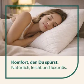 fan Baby Alpaka, Füllung: Wolle, Bezug: Bio-Baumwollbezug, (1 St.), Alpaka-Steppfüllung "Vlies der Götter"