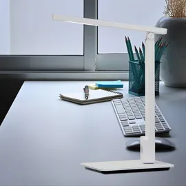 ESTO Design LED Schreib Tisch Lese Lampe Arbeitszimmer Touch Dimmer Leuchte weiß 9722046