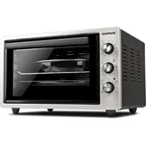 G3 Ferrari G10153 Backofen 45 L 1400 W Schwarz, Silber
