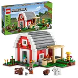 LEGO Minecraft 21187 The Red Barn Bauspielzeug-Set für Kinder, Mädchen und Jungen ab 9 Jahren, 799 Teile