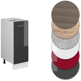 Vicco Unterschrank Apothekerschrank R-Line 30 x 46 x 81,5 cm Anthrazit Hochglanz