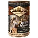 6 * CARNILOVE Dog Venison & Reindeer 400g Dose