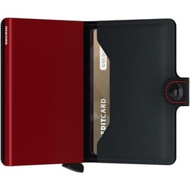 Secrid Miniwallet Matte Black & Red