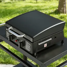Royal Gourmet 2 Brenner Gasgrill Tischgrill schwarz
