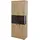 Hela Vitrine Atlanta 80 x 40 x 197 cm Braun