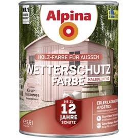 Alpina Wetterschutzfarbe 2,5 l kirschblütenrosa